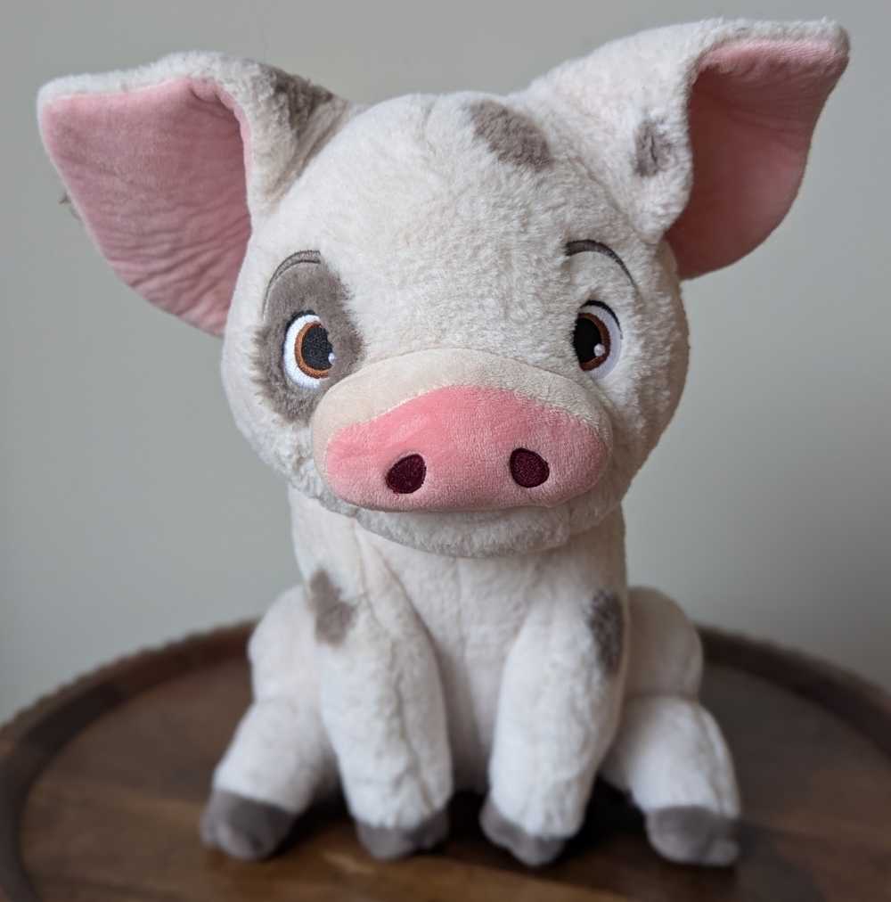 Disney Store Sitting Pua the Pig Soft Plush Moana Stuffed Animal